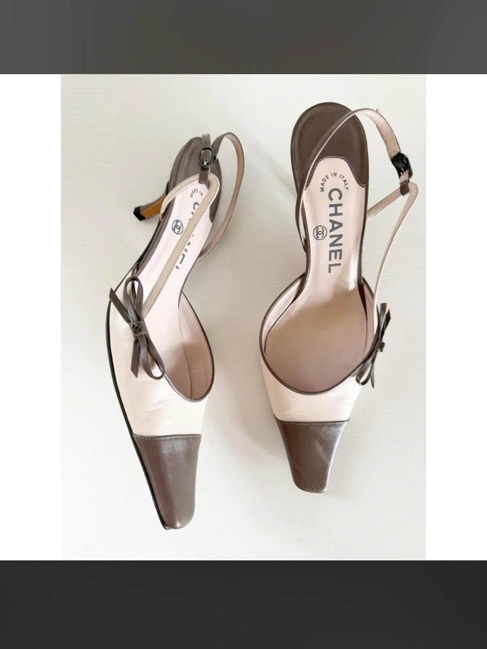 Vintage Chanel slingback heels EU 36.5